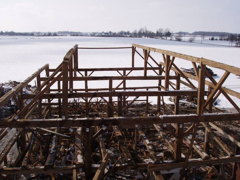 Byrum Barn Side View from man-basket